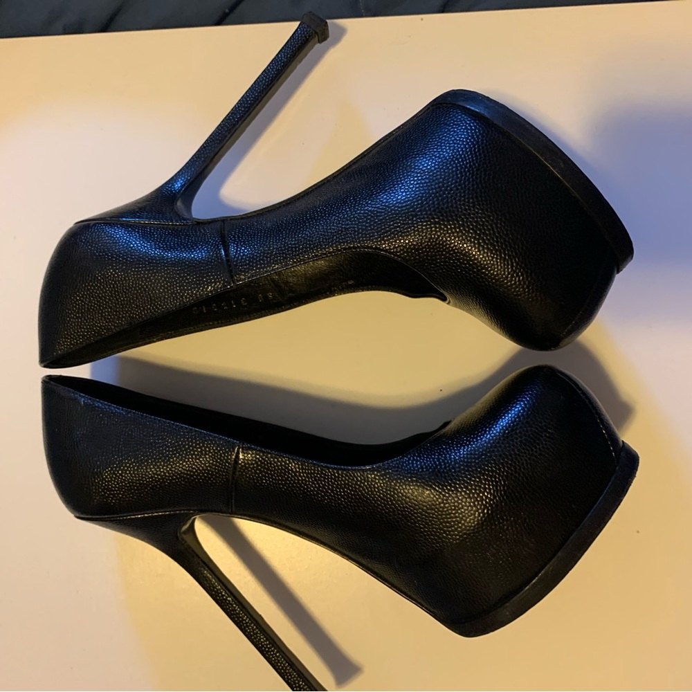 Yves Saint Laurent Classic Black 5 inch Stilettos. Used no box. - Picture 11 of 12